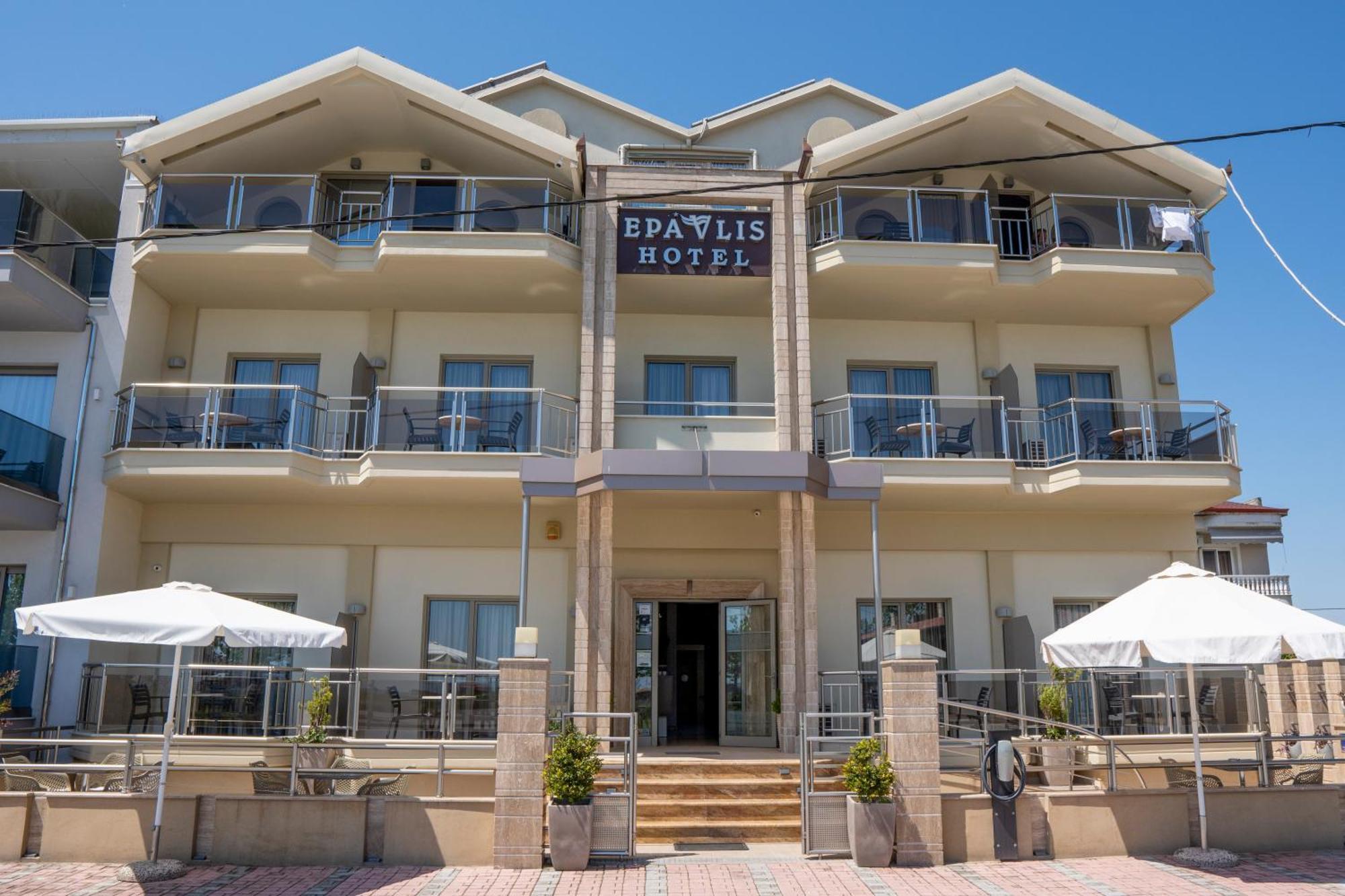 Hotel Epavlis Eleftheriadi Paralía Exterior foto